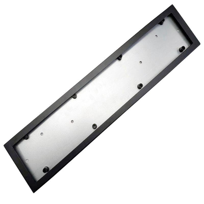 1 Pcs Car License Plate Frame Metal Frame License Plate Holder Number Plate Holder Fit EU Vehicles Standard Car Styling