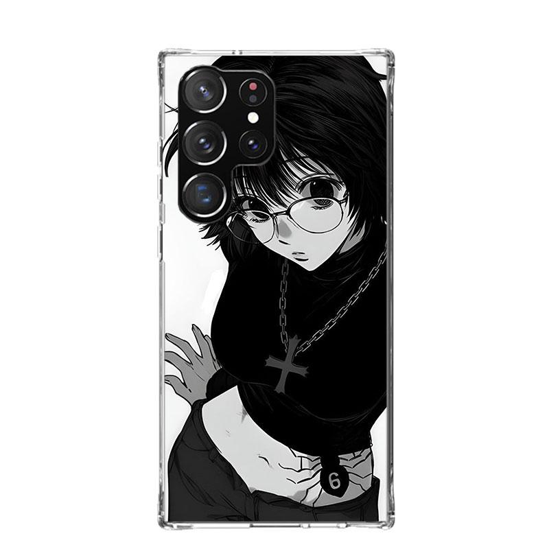 Huner X-Hunters Chrollo Shizuku Phone Case For Samsung Galaxy S26 Ultra S23 S24 S25 Edge S20 FE S21 S22 Plus Soft Print Shell Co