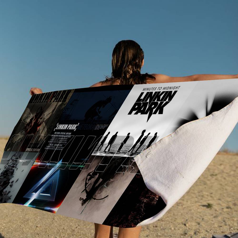 

Band L-Linkin Cool P-park Big Microfiber Beach Towels Quick Dry Towel Sand Beach Towels Pool Towel for Travel Swim Pool Yoga W30*H60(CM)