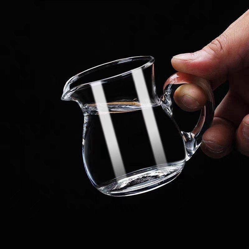 Transparent Baijiu cup wine dispenser, thickened 100ml glass pouring jug, wine dispenser, wine glass set