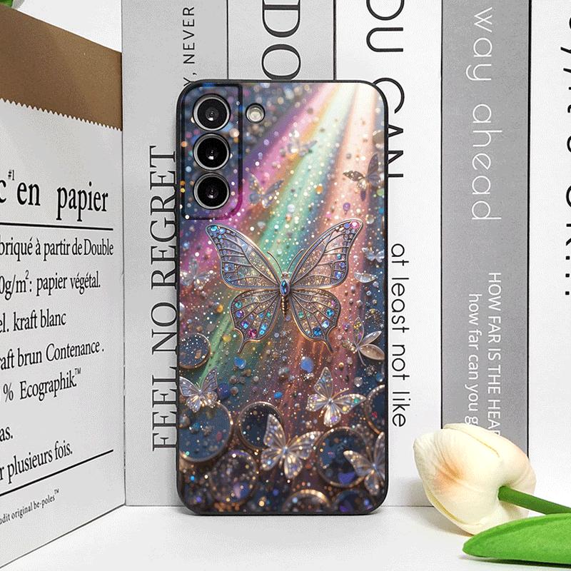 Luxury Art Butterfly Flower Pattern Phone Case for Motorola Moto Edge 50 Fusion 40 30Neo G24 E14 G75 G85 G54 5G Shockproof Cover