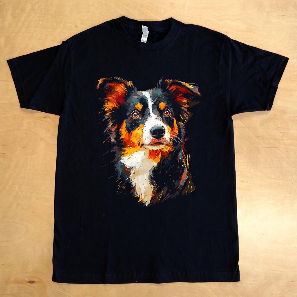 Australian Shepherd Dog Motif T-Shirt & Hoodie for Pet Lovers S