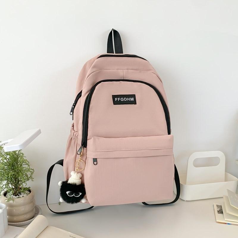 Japanese backpack female high school students simple and versatile large-capacity computer backpack male ins junior high school student schoolbag