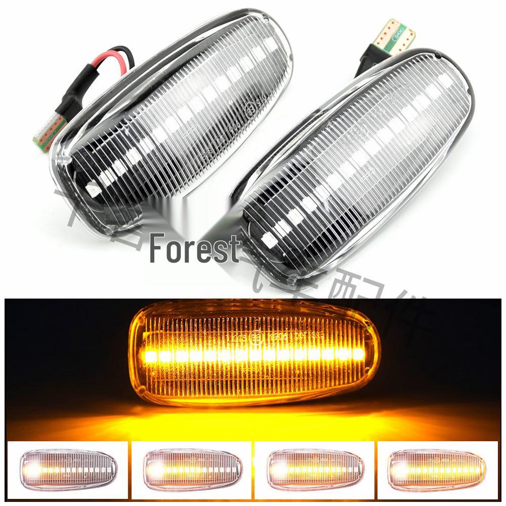 Yellow Flowing Side Turn Signal Lights for Mercedes-Benz W210 W202 W208 R170 W638