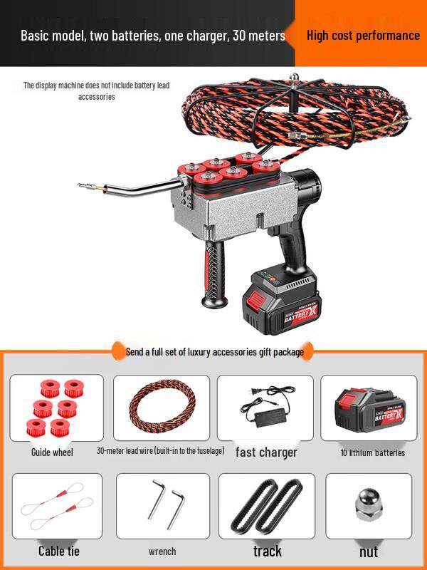 Automatic Electric Wire Threader CN plug (adapter included)