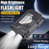 Mini Keychain EDC Flashlight USB Rechargeable Magnetic Torch LED Pocket Lamp Pen Clip Light Outdoor Emergency Working Lantern