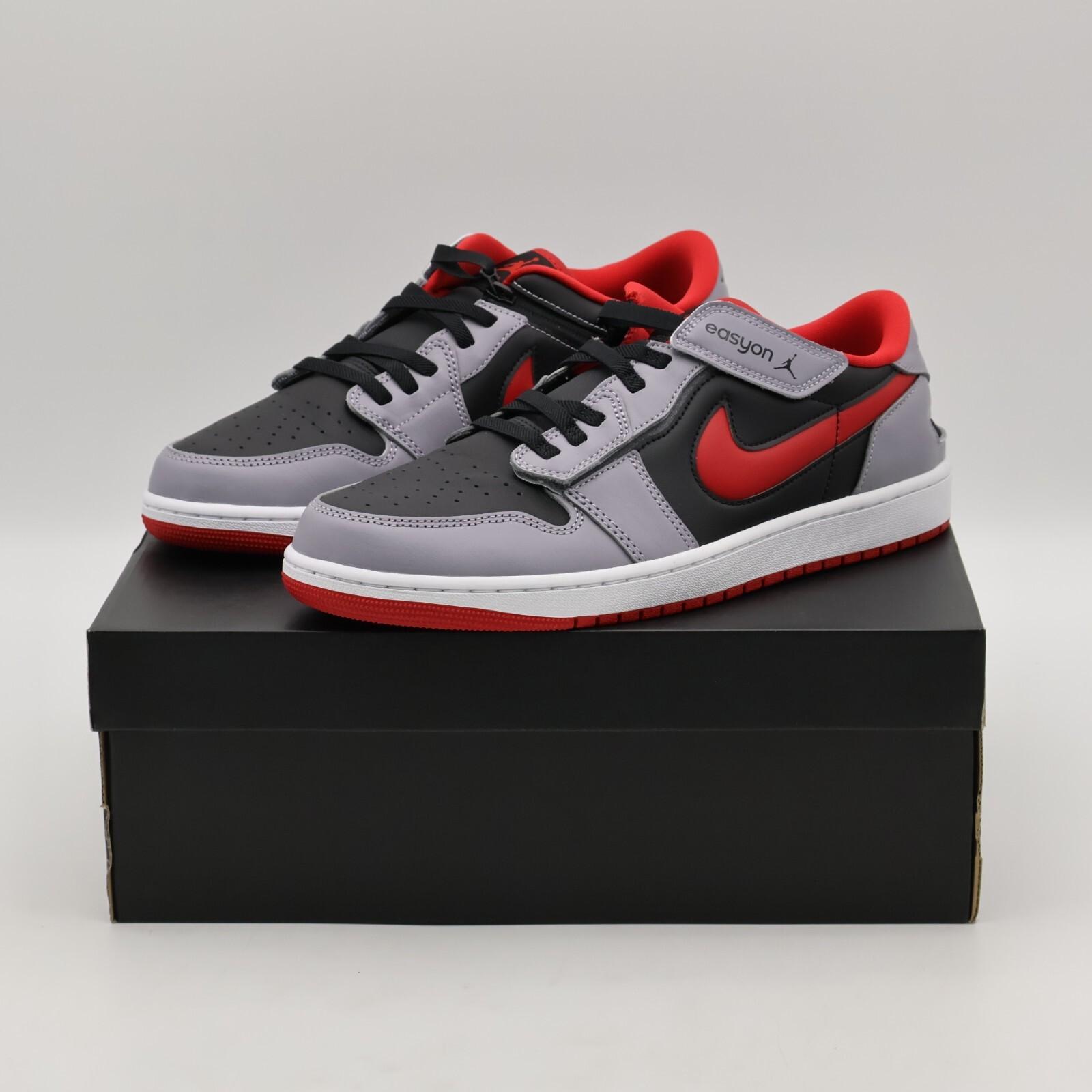 DM1206-060 Nike Air Jordan 1 Low EasyOn Black Cement (Men s) 12