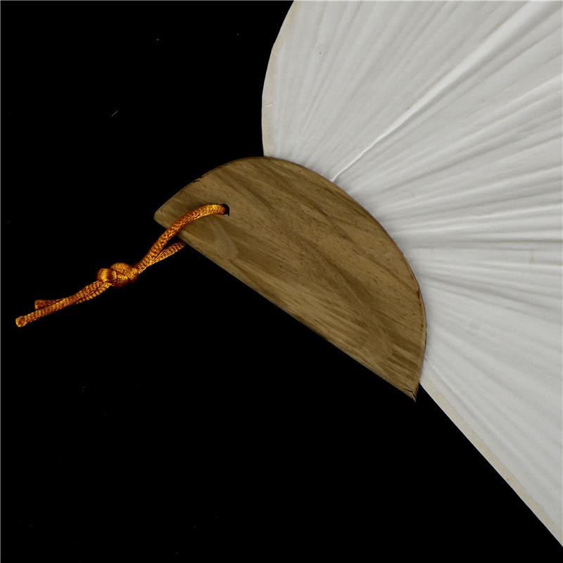 1Pc White Folding Elegant Paper Hand Fan Wedding Party Favors