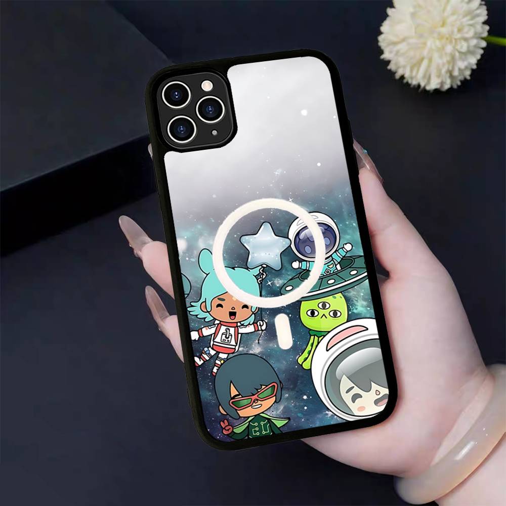 Toca Boca Toca Life World For Magsafe Magnetic Case For IPhone 17 Air 16 15 14 13 12 11 Pro Max Plus Wireless Charging