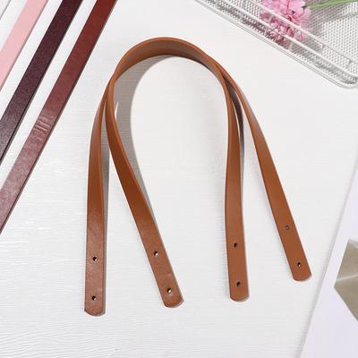 2 Pcs Bag Belt Detachable PU Leather Handle Lady Shoulder Bag DIY Replacement Accessories Handbag Band Handle Strap Band