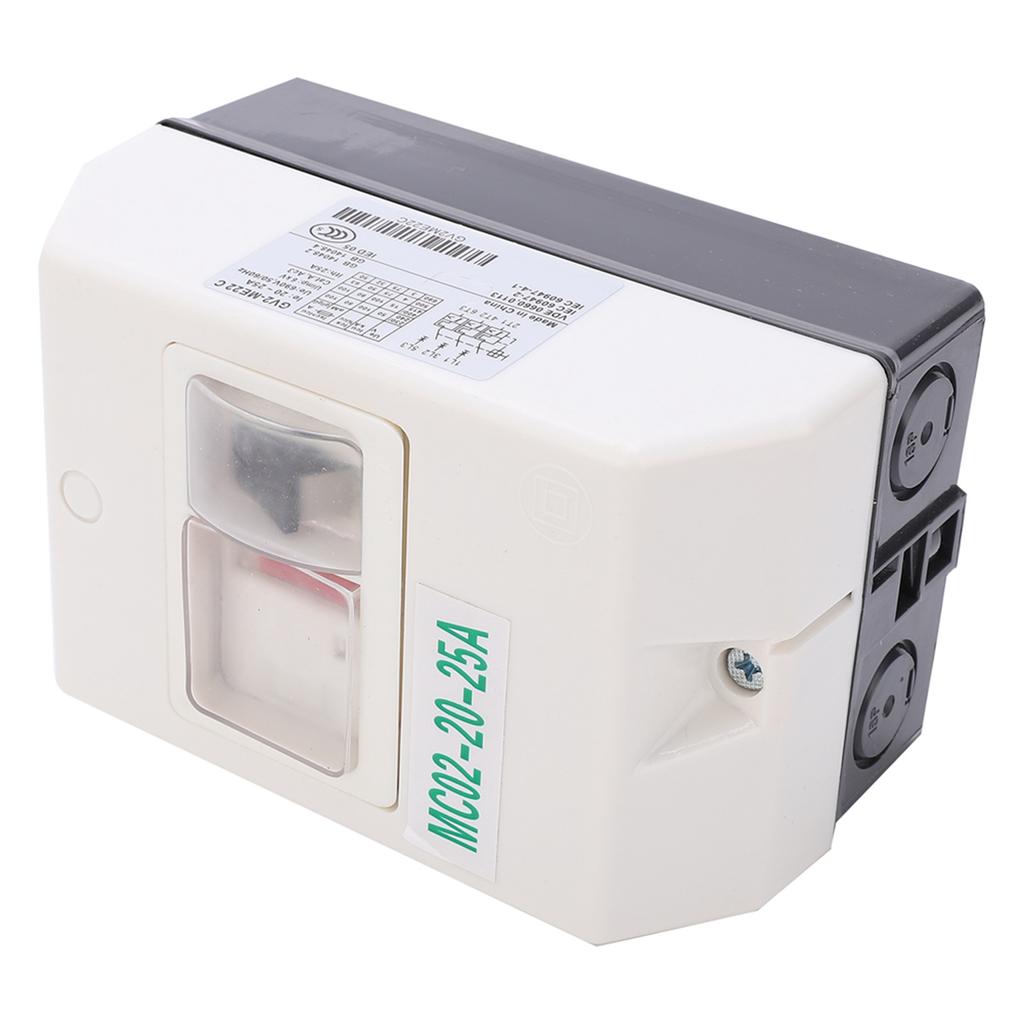 Motor  Switch Circuit Breaker Waterproof Protector Replacement MC02‑20‑25A 220V/380V