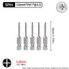 50mm Phillips Screwdriver Bit PH00/PH0/PH1/PH2 1/4” Hex Shank Magnetic S2 Steel Cross Head Screw Driver Bits Hand Power Tools