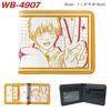 Chainsaw Man Anime Wallet Portable Large Capacity Full Color Folding Leather Purse Unisex Coin Bag