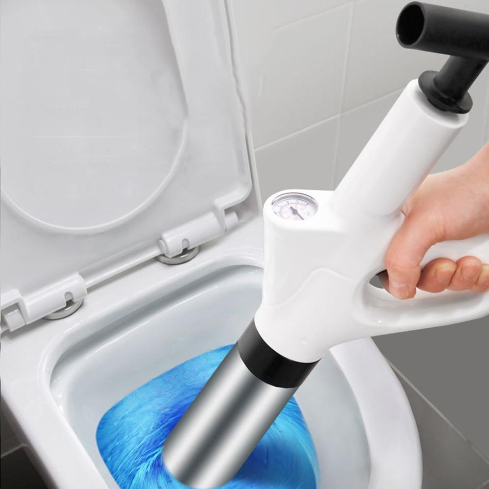 Air Power Drain Blaster Tool Universal Bathroom Plunger High Pressure Reusable for Shower Bathtub and Toilet