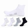5 Pairs Sports Socks Men Running White 100% Cotton Male Mid Tube Socks Spring Summer Sweat Absorbing Calcetines
