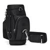 Lacoste Borsa da petto in PU alla moda versatile piccola da donna Nera NF4616MD000