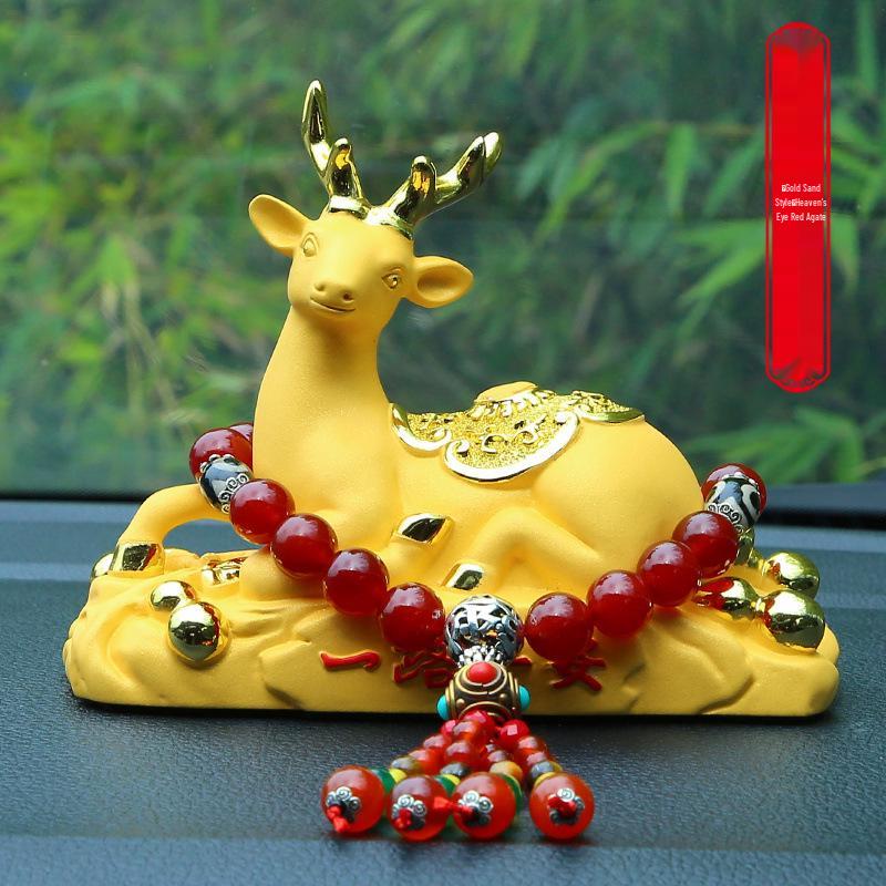 High-End Deer Car Ornament: Unisex Perfume for Center Console Decoration