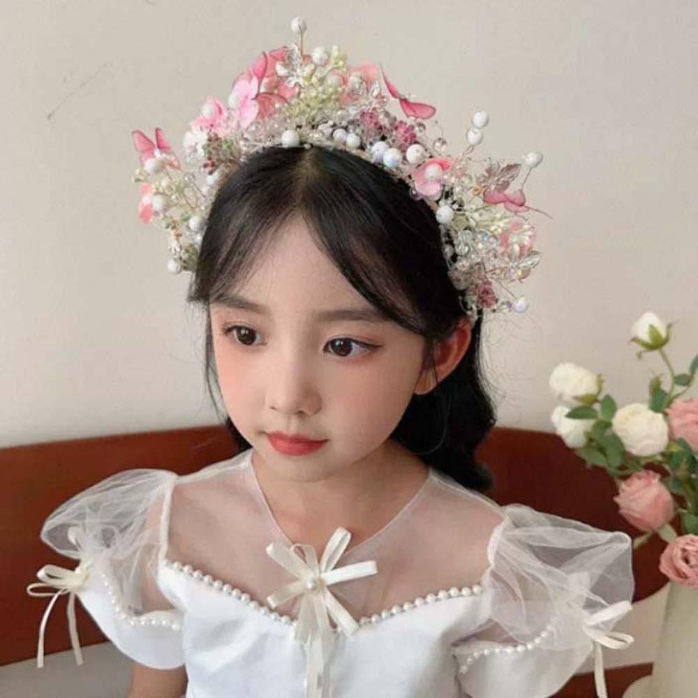 Beads Girls Garland Bohemia Style Flower Headdress Exquisite Wreath Headband  Hair Accessories