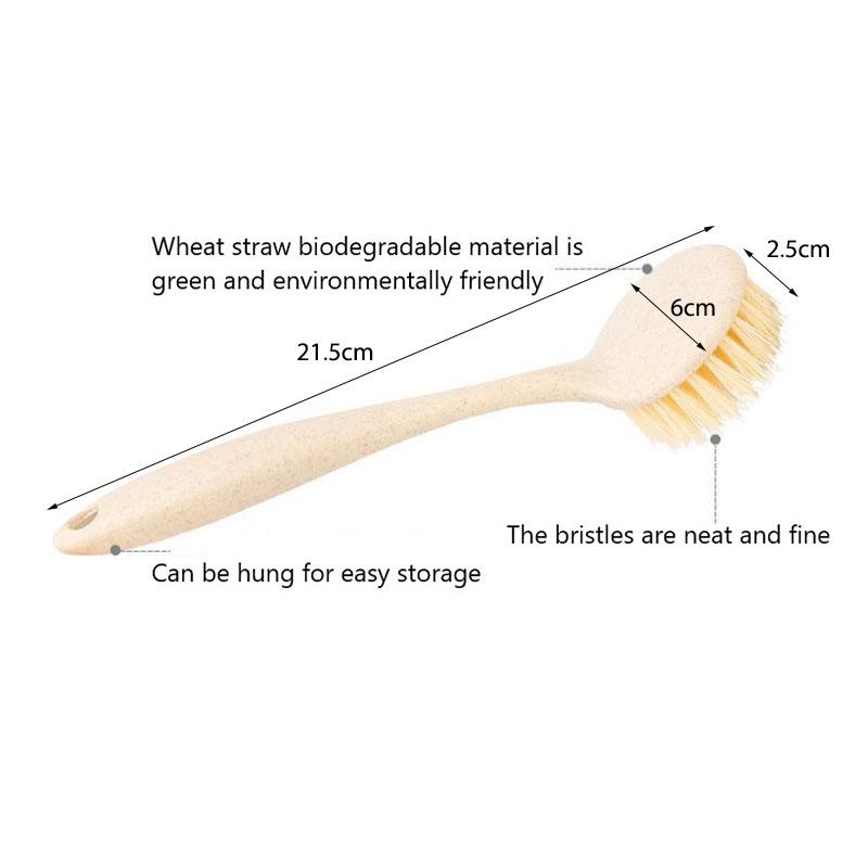 Long Handle Pan Pot Brush Sink Dish Bowl Washing Cleaning Brush Multifunctional Practical Stain Removal Kitchen Cleaning Tools