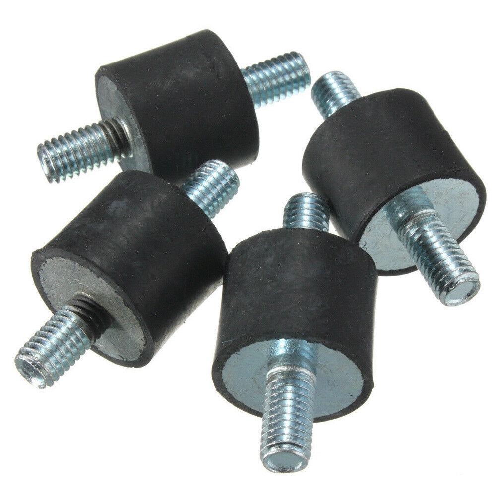 Gummimetallpuffer, 4 Stück M8 M6 Anti-Vibrations-Gummihalterung Gummi