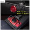 Car Engine Start Stop Multimedia Knob Button Panel Sequ Cover Trim Accessories For Mazda 3  - 2025 / CX-30  - 2025