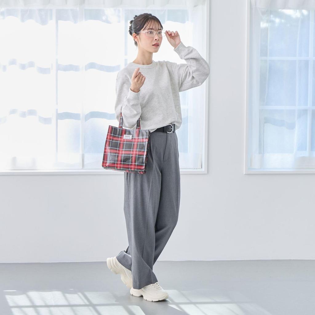 ROOTOTE Damen Kleine Laminierte Lunchtasche, EU Quadrat Laminierte-S, 3601 (360601 Grün prüfen)