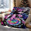 Jujutsu Kaisen Muster Decke für Heimdekoration, Bett, Sofa, Autoreise, Camping, Geeignet für alle Jahreszeiten, Geburtstags-Weihnachtsgeschenk