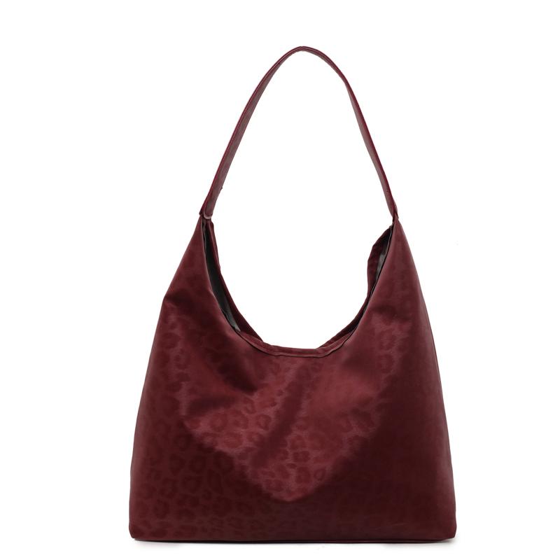 Faux Suede Leopard Large Capacity Casual Tote Zipper Casual Bags Female 2026 Fashi Temperament Versatile Shoulder Bags