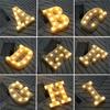 26 Luminous Alphabet Letter LED Night Lights Ambience Battery Light Letters Lamp Christmas Wedding Birthday Party Decoration