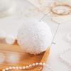 Champagne Gold Christmas Tree Ornaments: Spherical, Pine Cone, and Snowflake Shapes.
