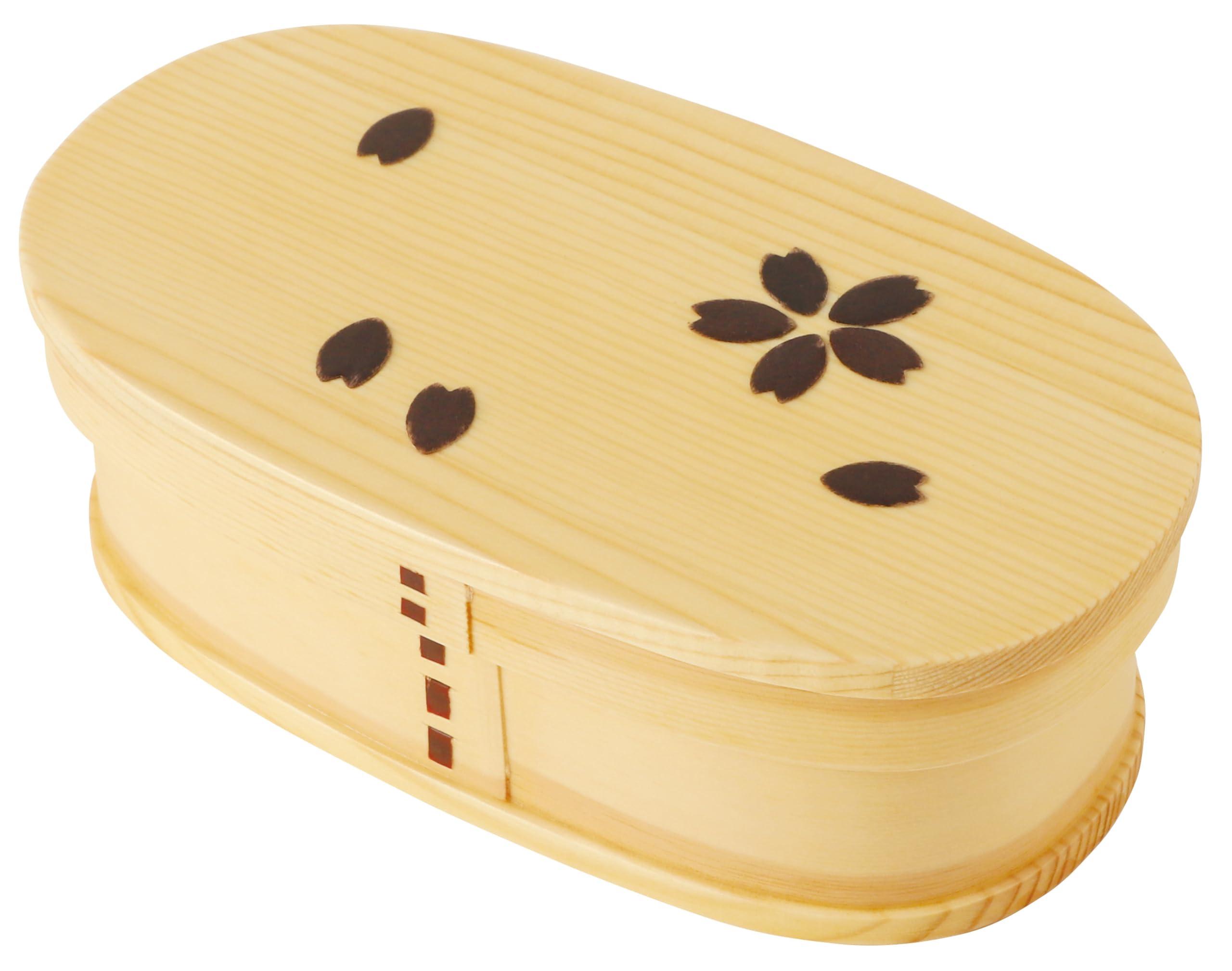 Yamaco Sakura Bento Cherry Blossom Bentwood Bento Box 788187 Box, Pattern, A,