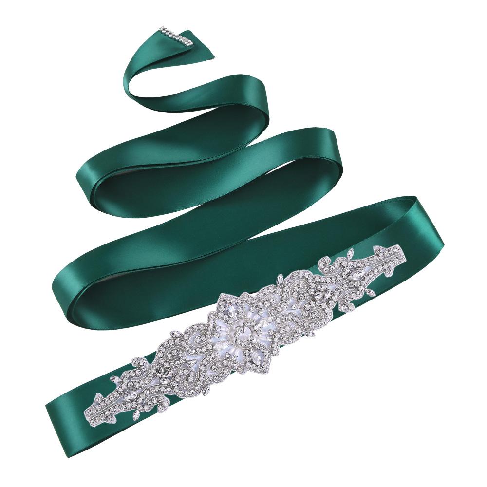 

TOPQUEEN S26 Роскошные свадебные платья со стразами, пояс для женщин, украшение с кристаллами и аппликацией, блестящий пояс для невесты, свадебный пояс