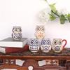 Hand-Painted Pastoral Owl Mug with Handle 