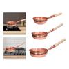 Copper Pot Multipurpose Portable Ergonomic Handle Easy Cleaning Noodle Pot Soup Pot for Household Home Kitchen Cooking Camping