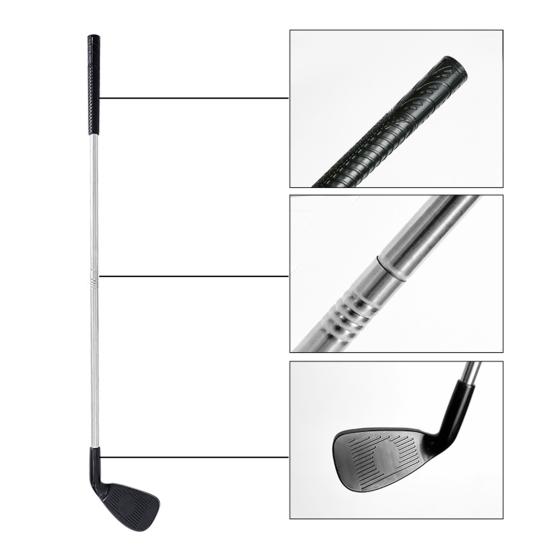 Putter Mini Golf Grip Anti-alunecare Detașabil Club de Golf din Oțel Inoxidabil Ușor Părinte-copil Exterior