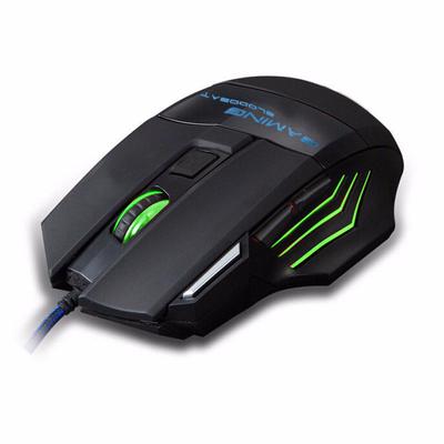 5500DPI 7 butoane LED optic USB mouse-uri pentru jocuri cu fir pentru jucători profesioniști