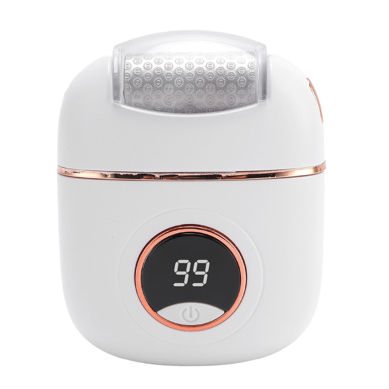 

Электрический скруббер для удаления мозолей на ногах, высокоскоростной педикюрный набор, USB-шлифовальная машина для ног с 4 насадками белый