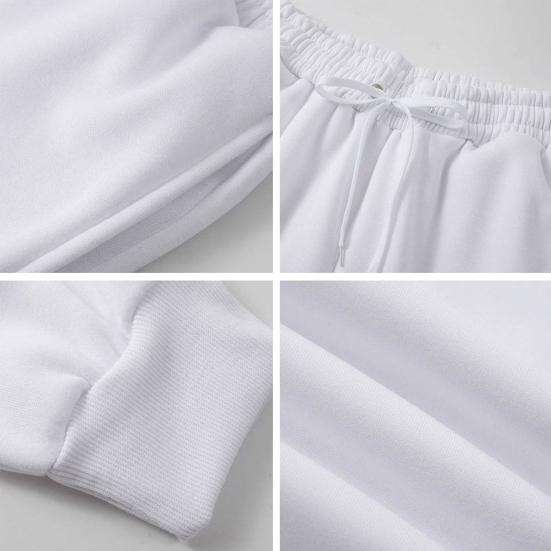 Herren Trainingshose Elastischer Bund Unifarben Tasche Tiefer Schritt Sportbekleidung Laufen Schlanke Passform Anti-Pilling Jogginghose für die Arbeit