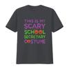 Womens This Is My Scary School Secretary Costume Halloween T Shirt Black X Large vintage Washed Comfortable Stretched Versatile