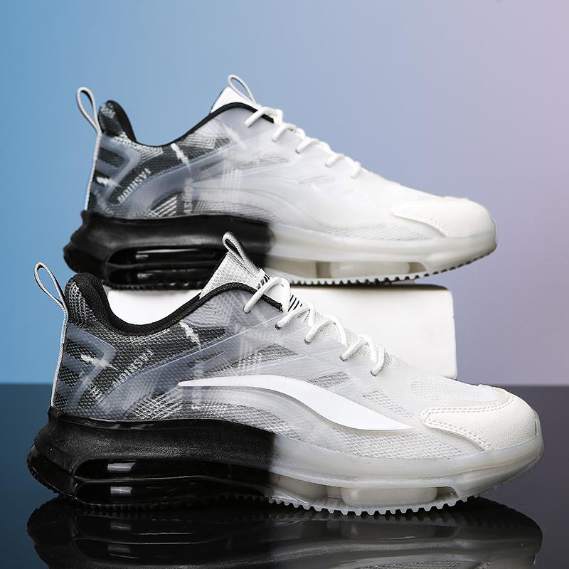 New Men's Casual Running Air Cushion with Shock Absorption and Height Increase Sports Dad Summer Trendy Shoes