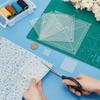 6 Piece Square-Quilting Templates Acrylic Patchworks Cutting Rulers Set Precision-Patchworks High-Visibility Sewing Guides Ruler