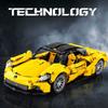 Creative Technical Sports Car Building Blocks Set MOC Assembly Bricks Desktop Collection Ornament Festival Gift Adults Children