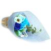 Bouquet di Fiori di Sapone Blu in Piedi