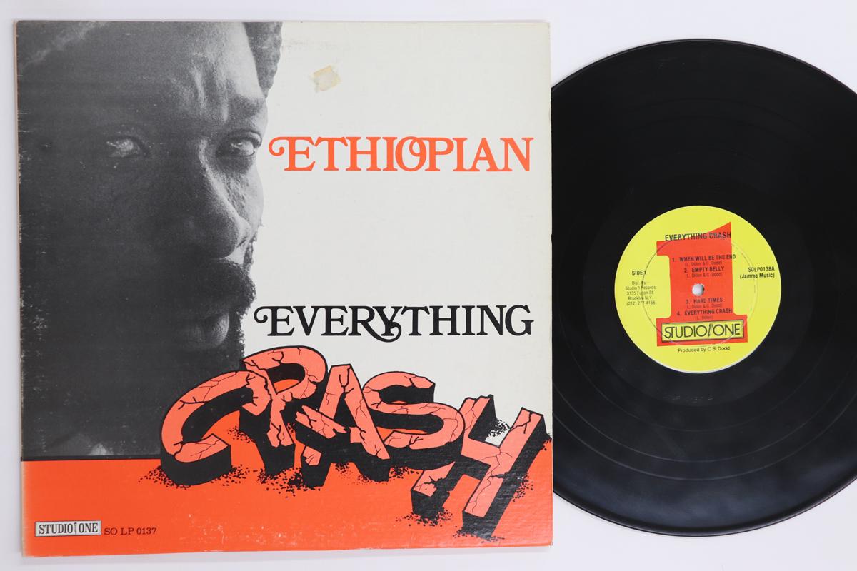 

LP Record ETHIOPIAN Everything Crash SOLP0138 STUDIO ONE 1980 US Reggae Ska Dub Used