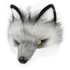 Maschera Canina Peluche Finitura Testa di Lupo Mezza Maschera Singola Testa Abbigliamento Cosplay Fury Indossabile