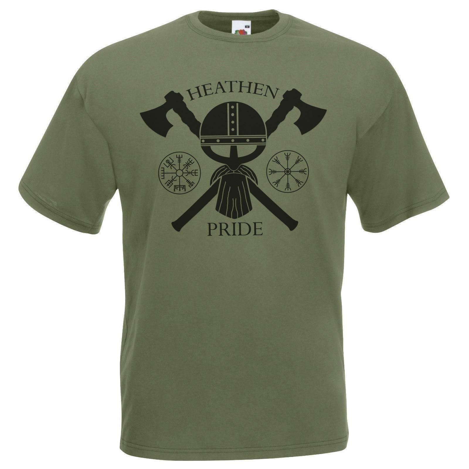 Unisexs Heathenism Pride Viking Nordic Medieval Norse Warrior Unisex TShirt S