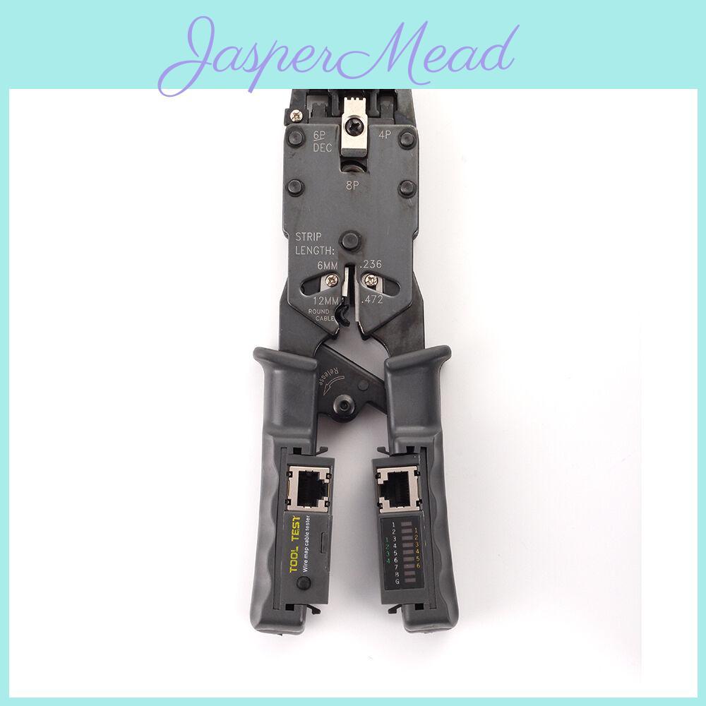 Premium Quality Network Lan Cable Crimper Stripper Cutter Pliers Tester For Rj45 Rj11 Rj9