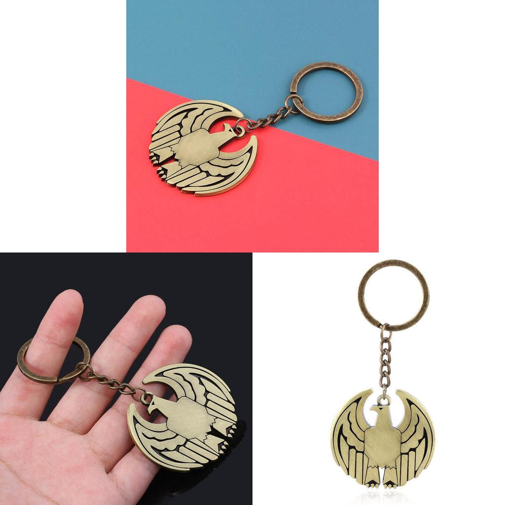 The Boys Zinc Alloy Keychain With Eagle Badge Keyring For Cosplay And Collection