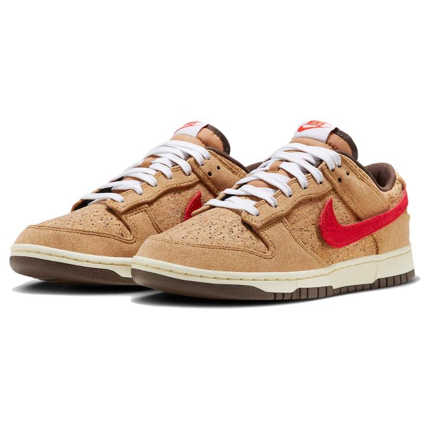 CLOT x Nike Dunk Low SP Sughero Sneakers Unisex Marrone Naturale Lino FN0317-121