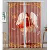 Angel Girls Maiden Cartoon Children Blackout Window Curtain for Living Room Bedroom Bathroom Kicthen Door Cupboard Decor Hooks